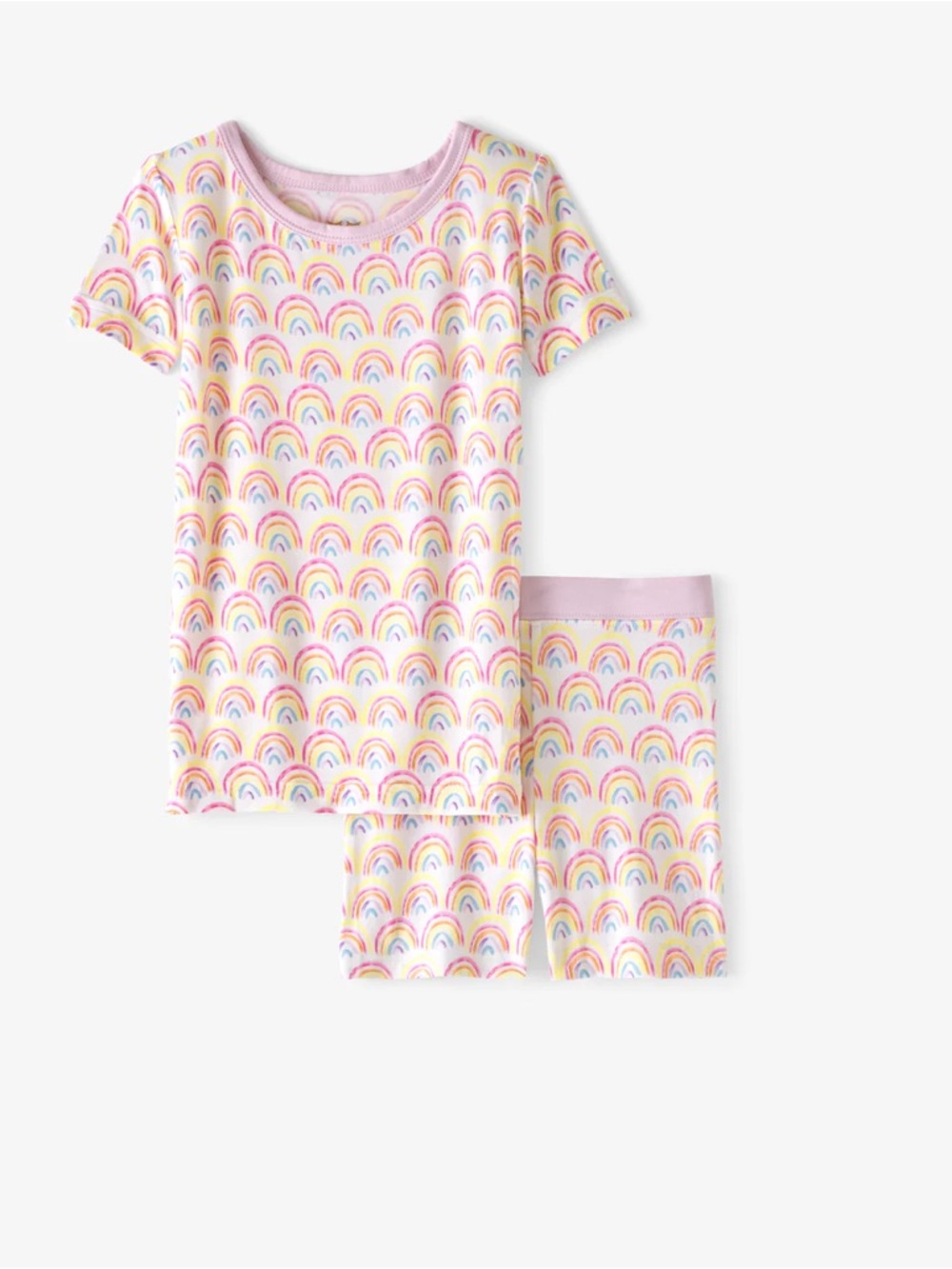 Little Sleepies Pastel Rainbows Two-Piece Pajama Set, 3T